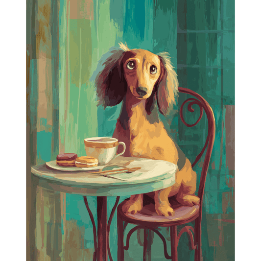 Café dreamer | Paint by Number- Paint by Numbers