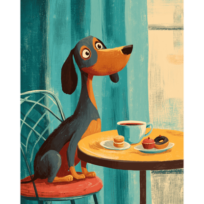 Sip and Sit | Paint by Number- Paint by Numbers