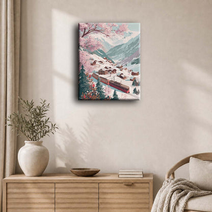 Alpine express | Peinture à numéros