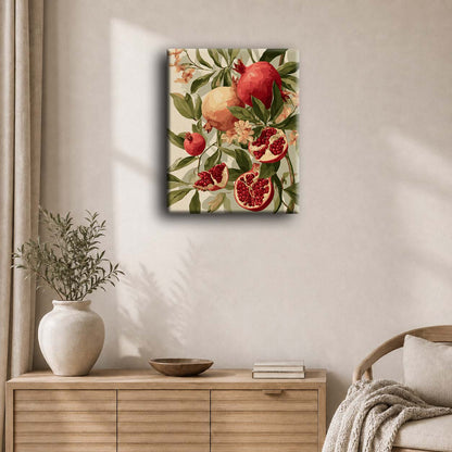 Blooming pomegranates | Paint by Number