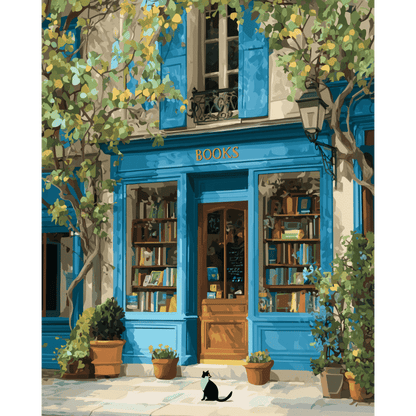 Where books live | Paint by Number- Paint by Numbers