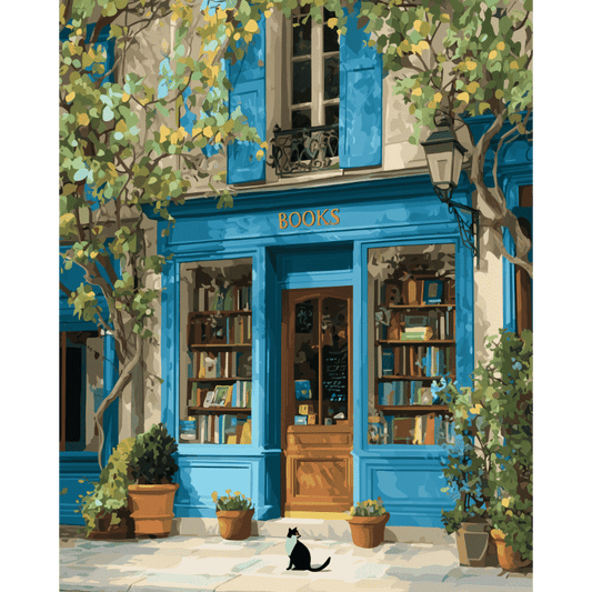 Where books live | Paint by Number- Paint by Numbers