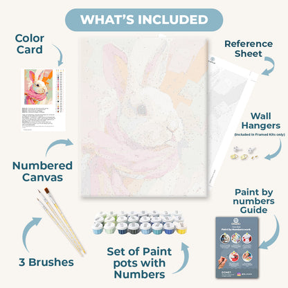 Pastel bunny | Paint by Number