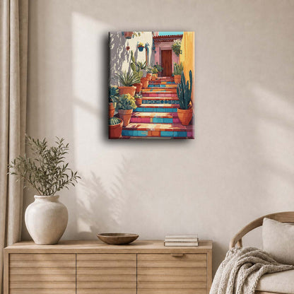 Stairs to Mexico | Paint by Number