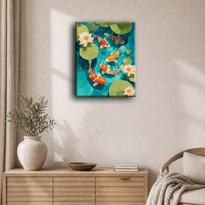 Koi-dam | Maleri etter tall