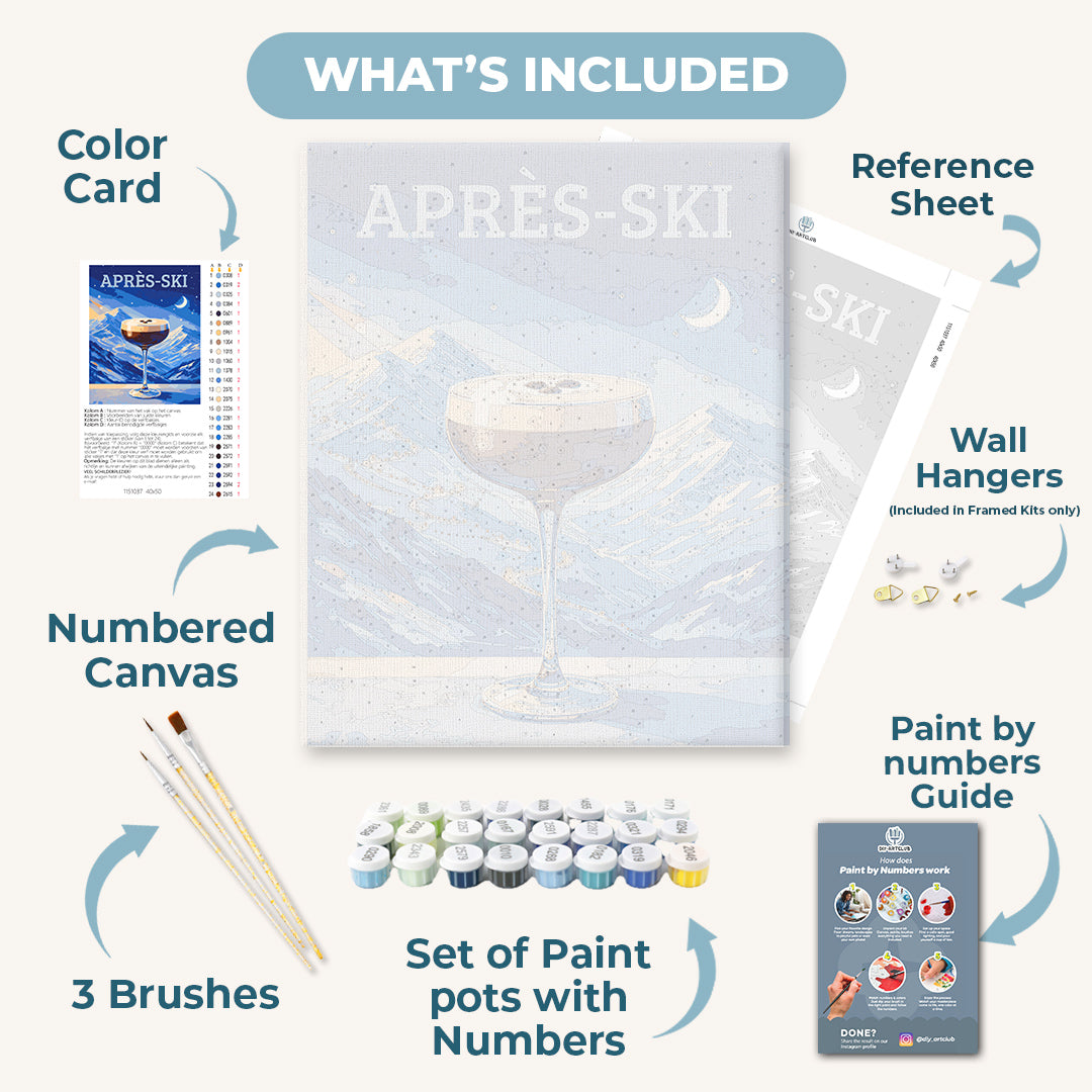 Après-Ski Espresso Martini | Paint by Number