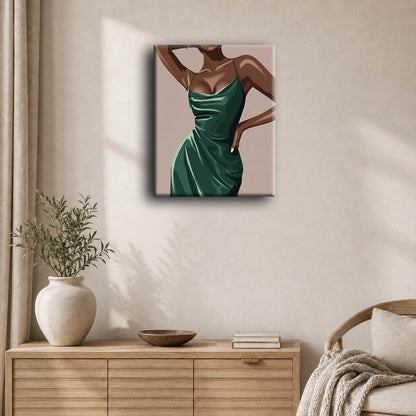 Elegant dame | Maleri etter tall