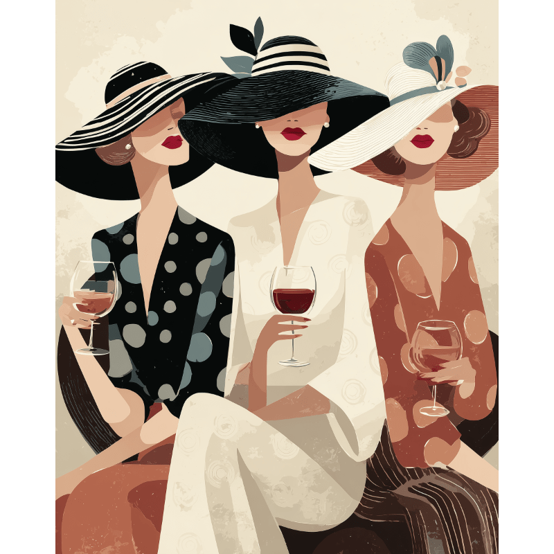 Wine time | Paint by Number- Paint by Numbers