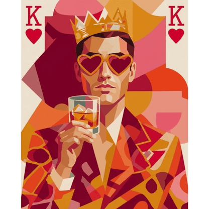 The King | Paint by Number- Paint by Numbers
