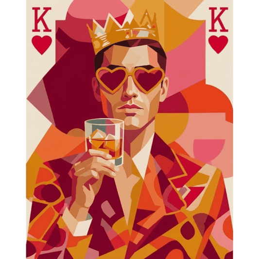 The King | Paint by Number- Paint by Numbers