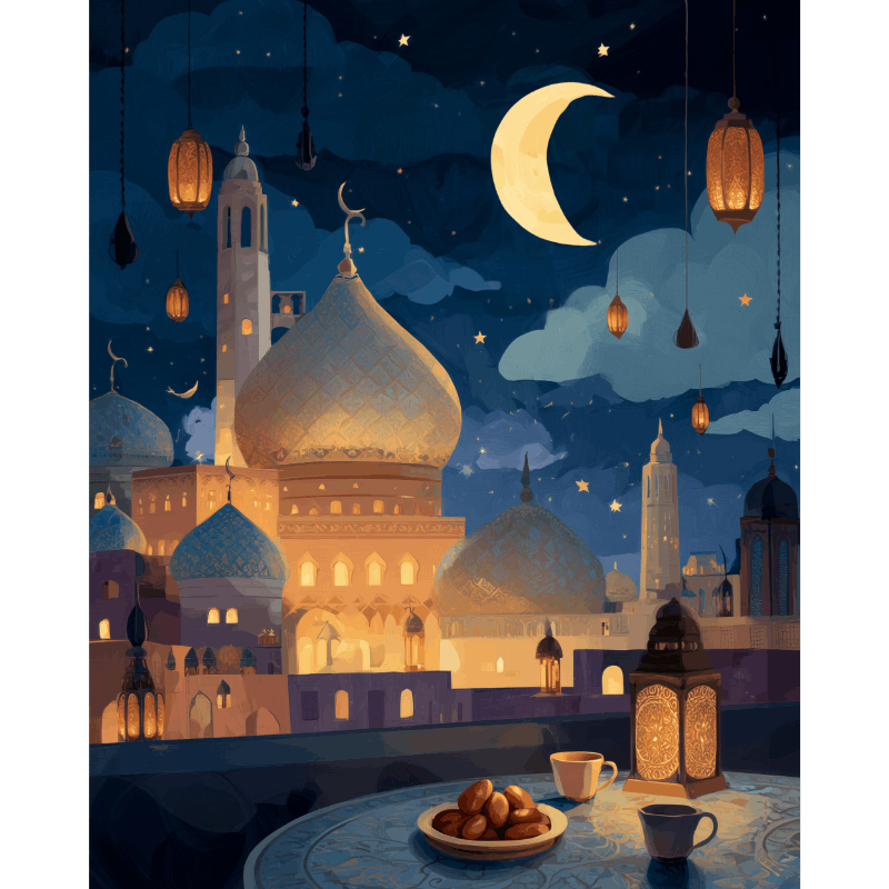Ramadan | Paint by Number- Paint by Numbers