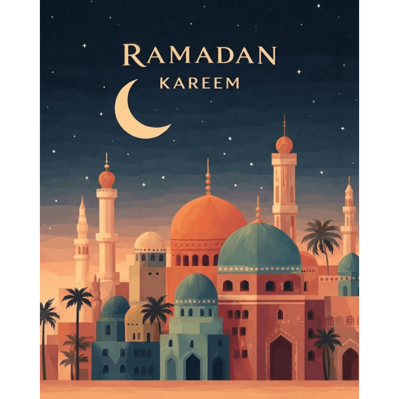 Ramadan Kareem | Paint by Number- Paint by Numbers