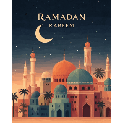 Ramadan Kareem | Paint by Number- Paint by Numbers