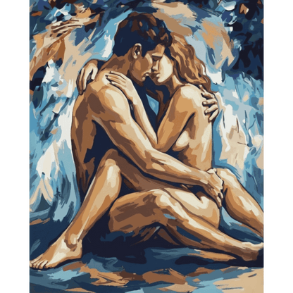 Sensual Lovers | Paint by Number- Paint by Numbers