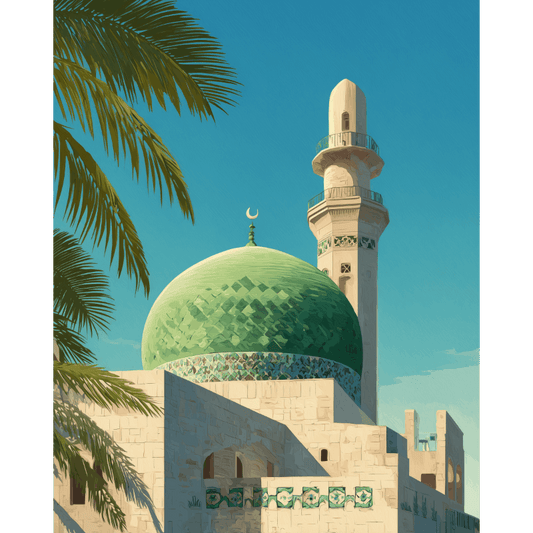 Mosque | Paint by Number- Paint by Numbers