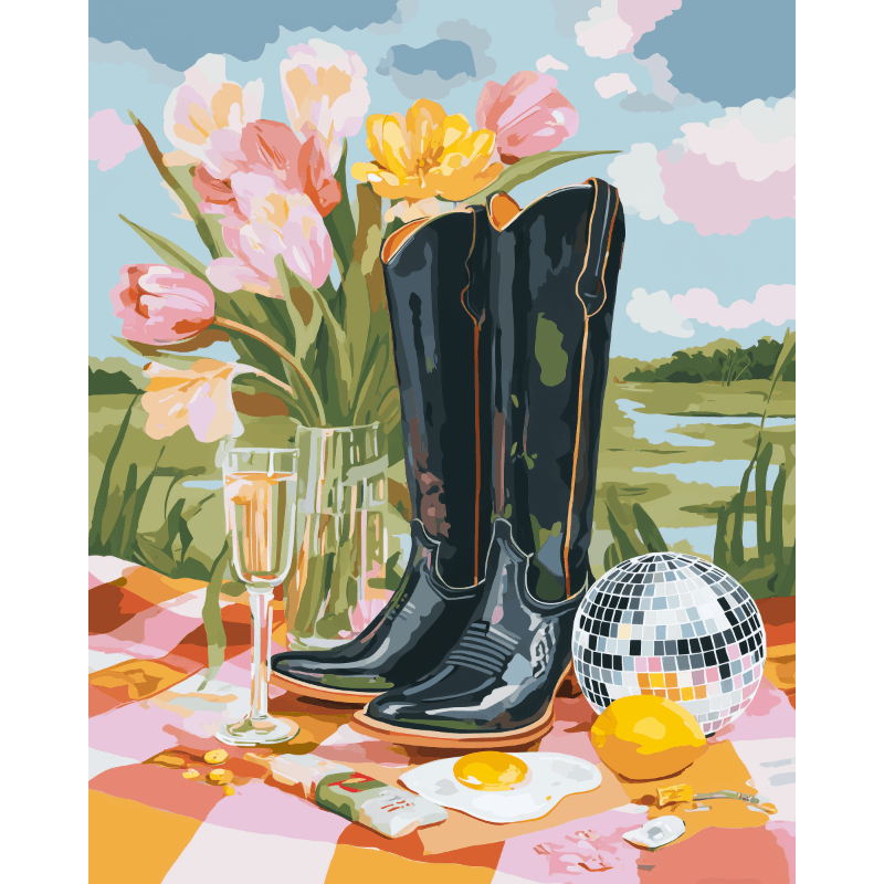 Morning after dancing | Paint by Number- Paint by Numbers