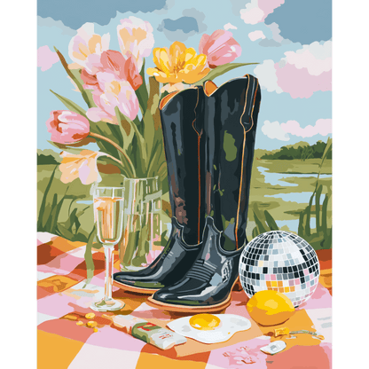 Morning after dancing | Paint by Number- Paint by Numbers