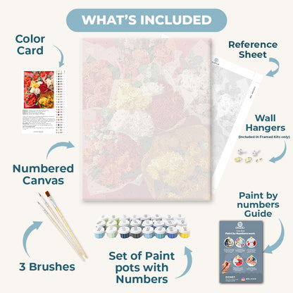 A bouquet sale | Paint by Number