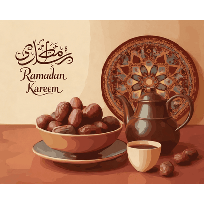 The taste of Ramadan | Paint by Number- Paint by Numbers
