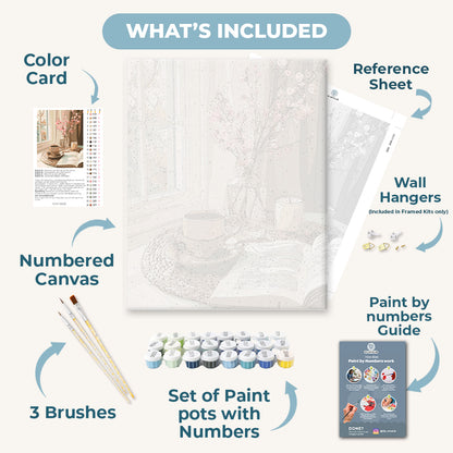 Interior in beige | Paint by Number