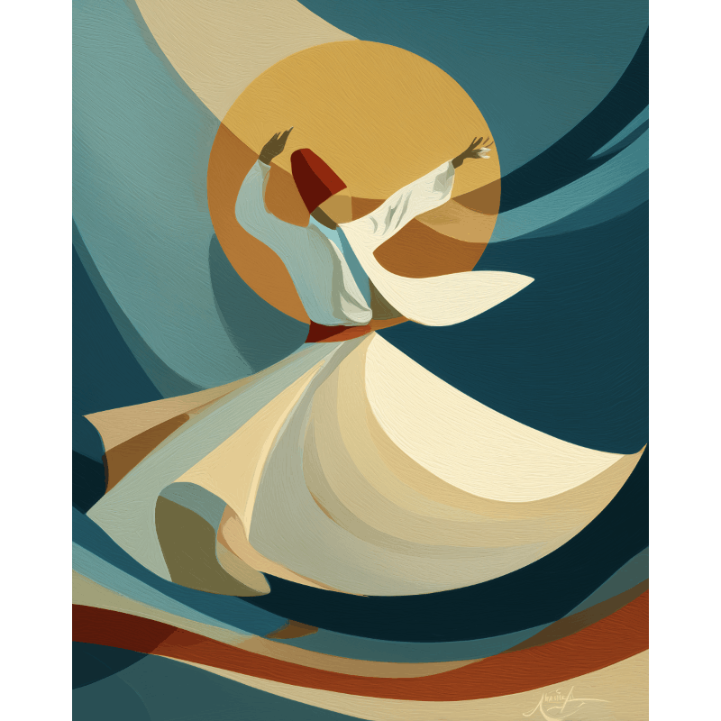 Whirling Dervish | Paint by Number- Paint by Numbers