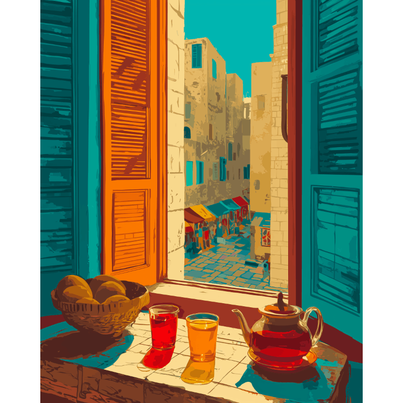 Hidden from the sun | Paint by Number- Paint by Numbers