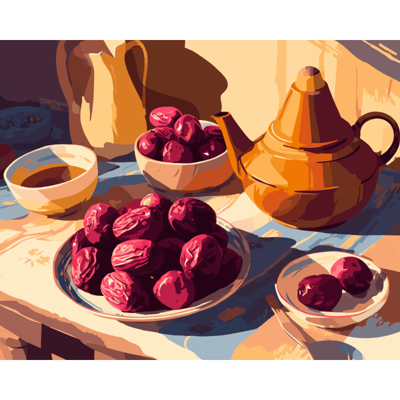 Breaking the fast | Paint by Number- Paint by Numbers