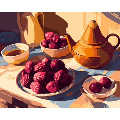 Breaking the fast | Paint by Number- Paint by Numbers