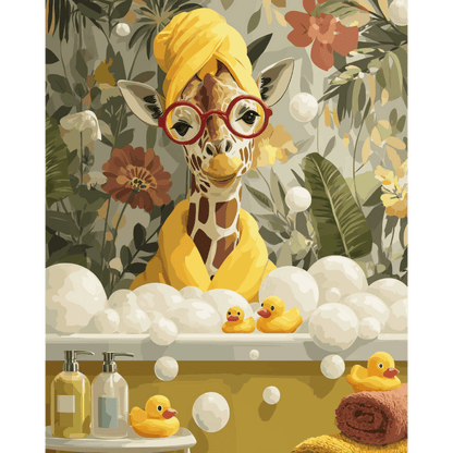 Bubble bath day | Paint by Number- Paint by Numbers