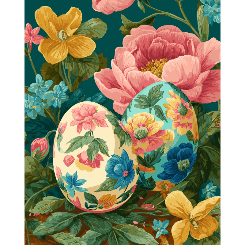 Garden ornaments | Paint by Number- Paint by Numbers