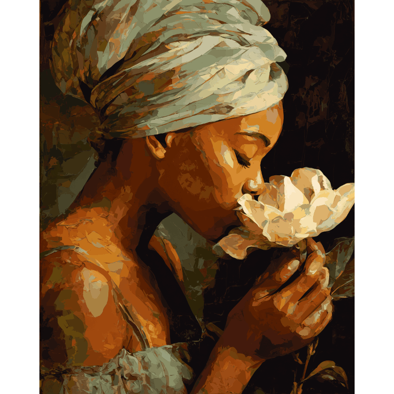 Silent Bloom | Paint by Number- Paint by Numbers