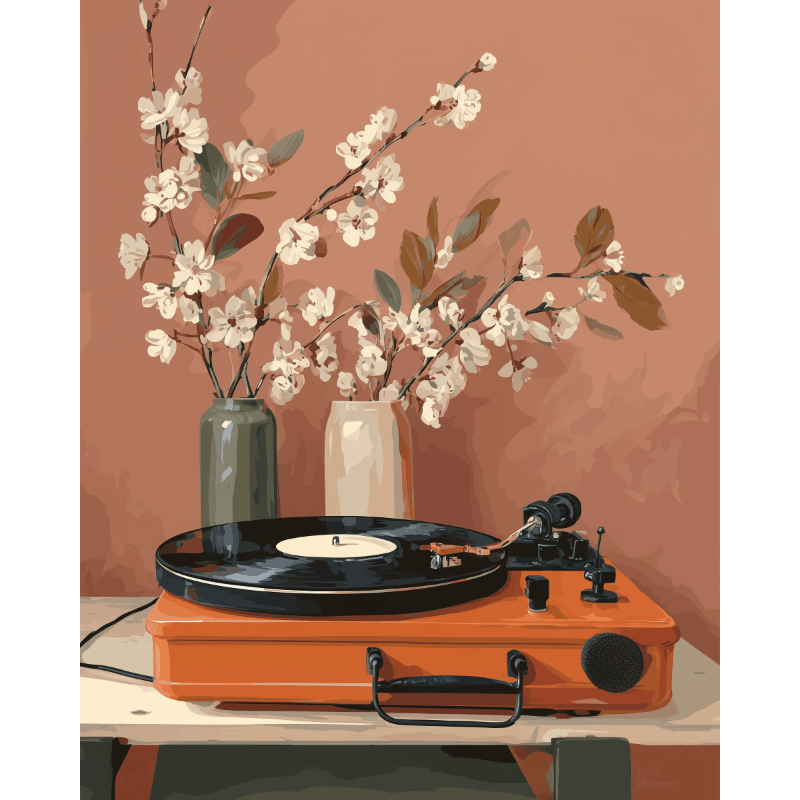 Blooming sounds | Paint by Number- Paint by Numbers