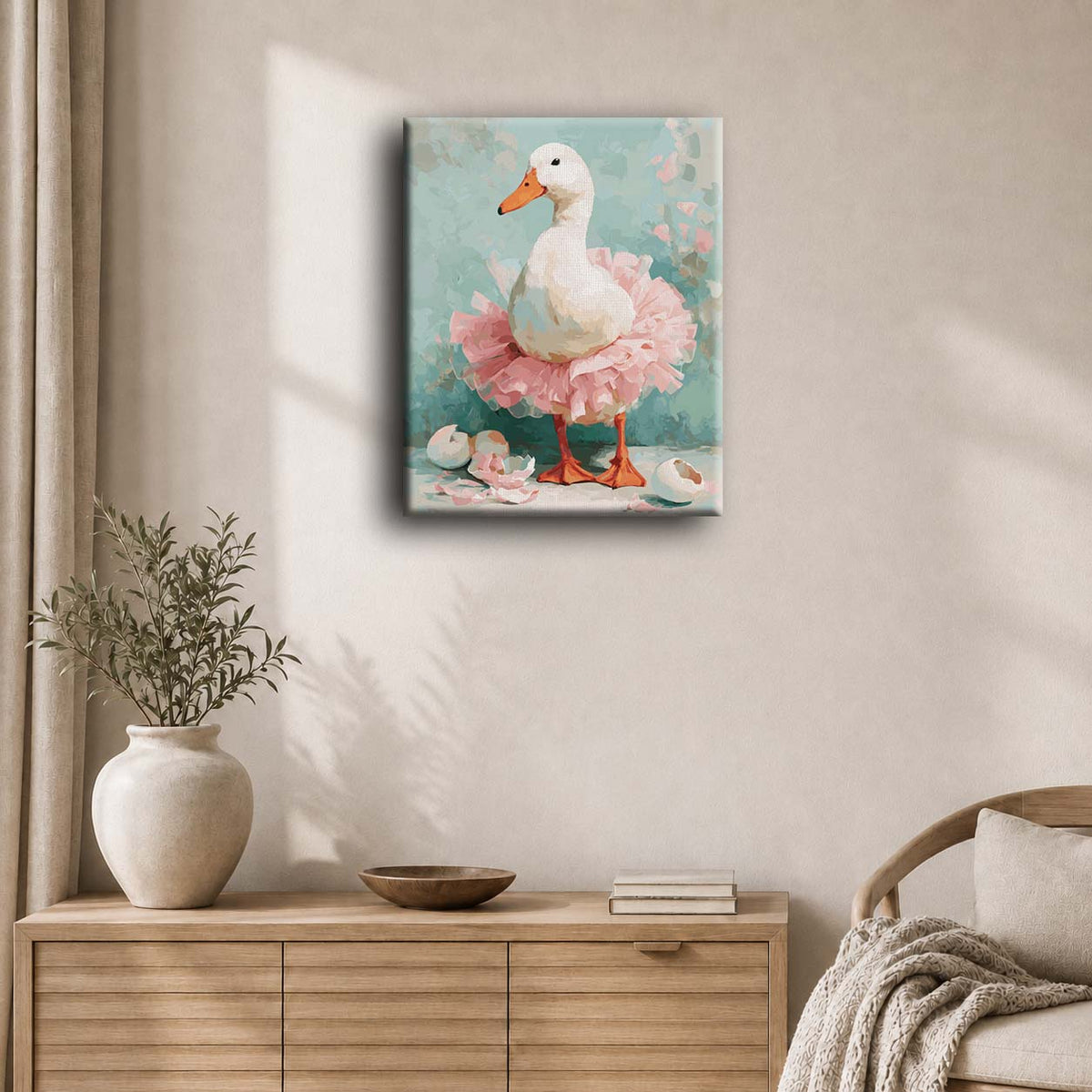 Gåseballerinaen | Maleri etter tall