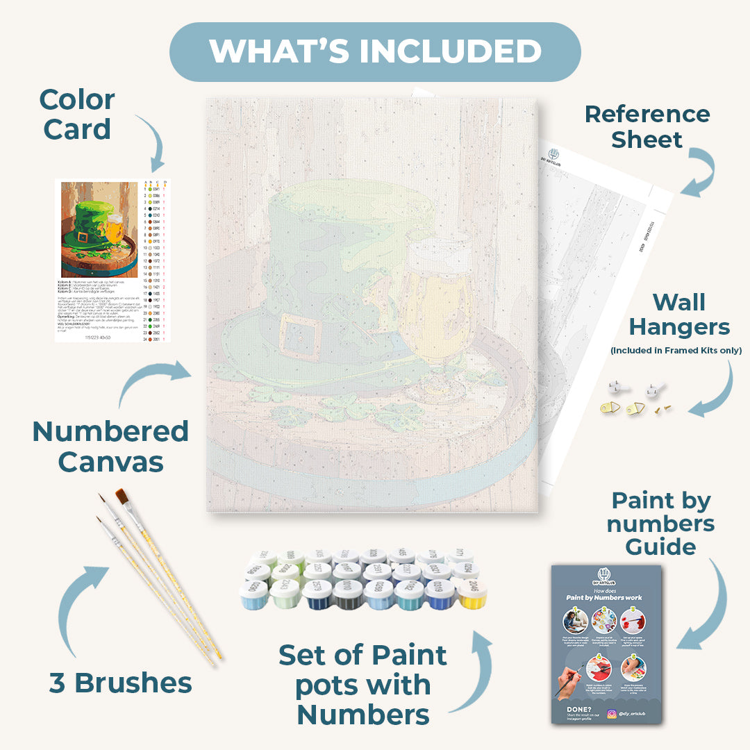 Leprechaun’s drink | Paint by Number
