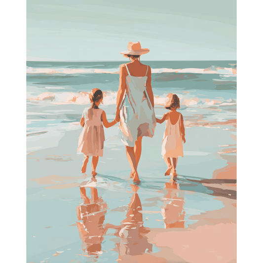 Two daughters | Paint by Number- Paint by Numbers