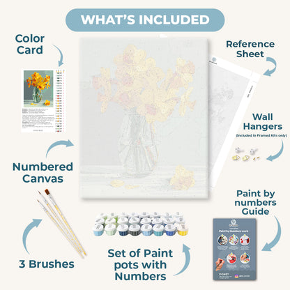 Daffodils in light | Paint by Number