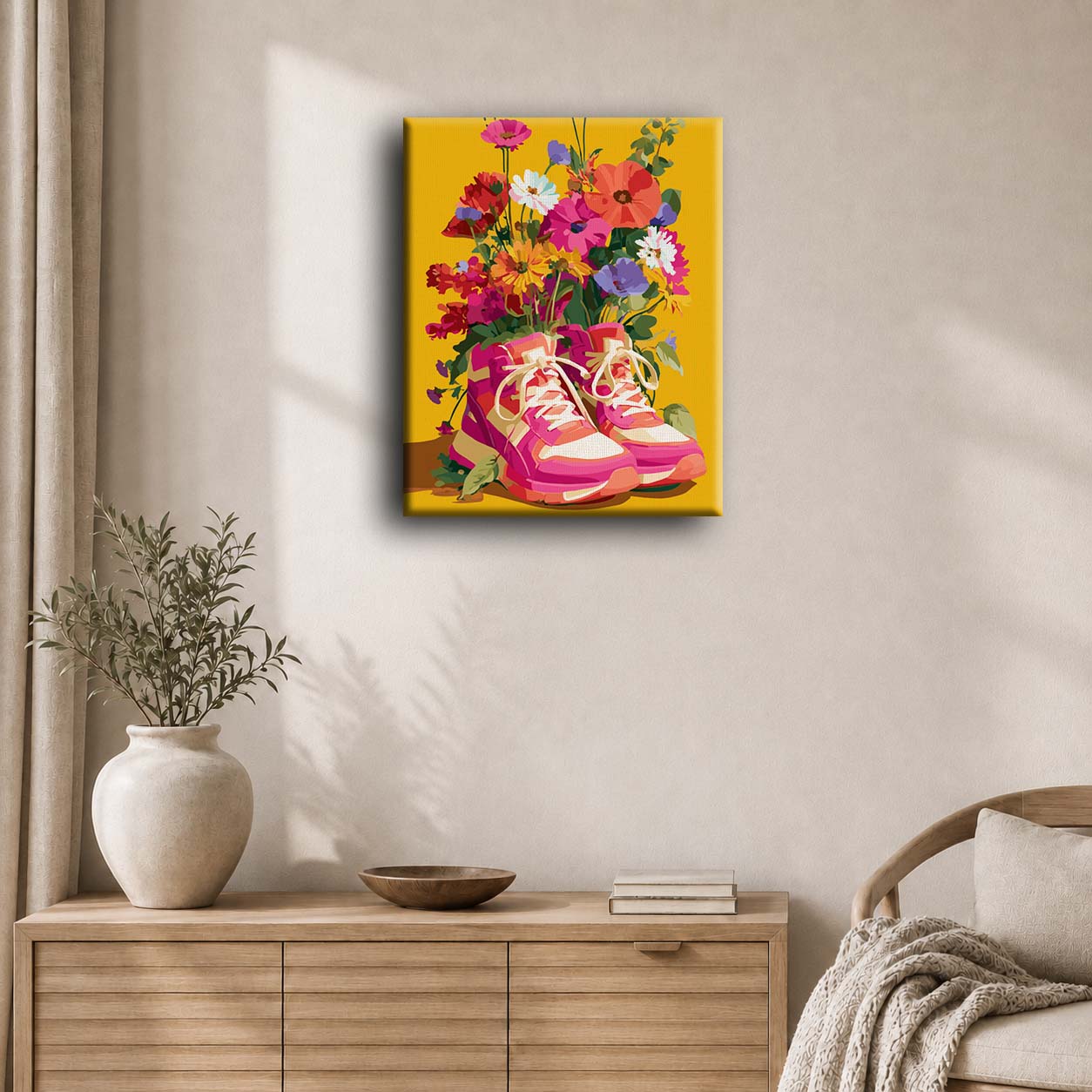 Run into Spring | Paint by Number