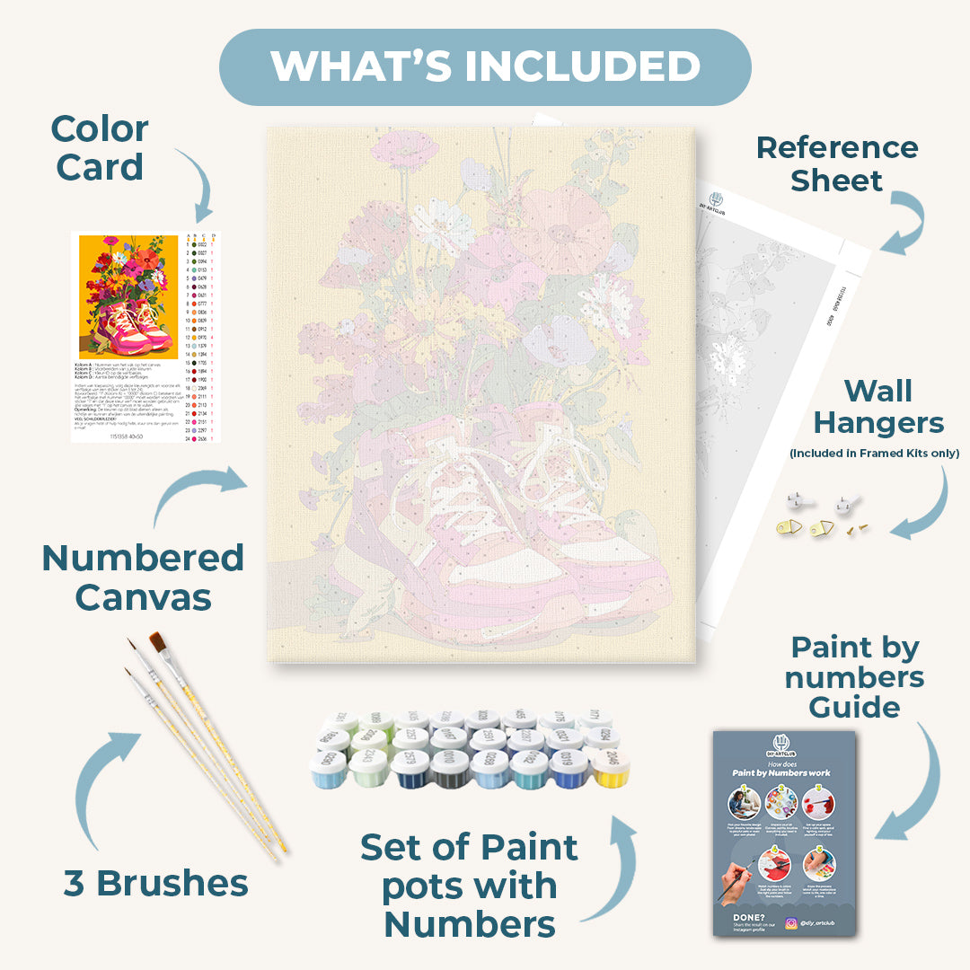 Run into Spring | Paint by Number