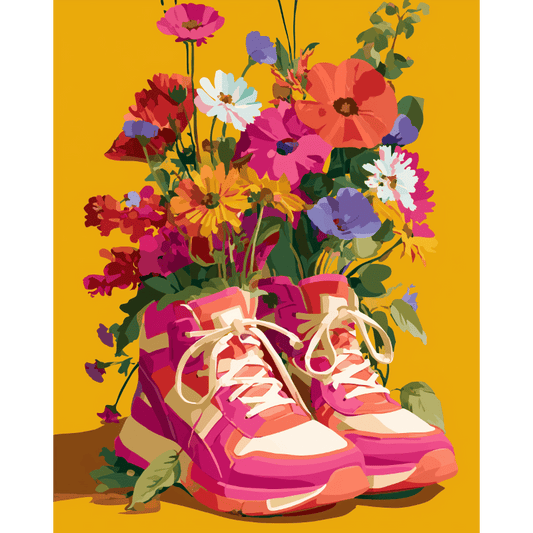 Run into Spring | Paint by Number- Paint by Numbers