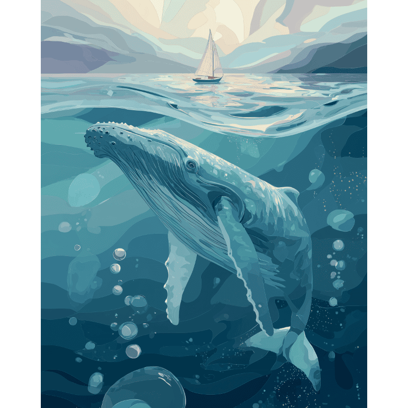Dreamy underwater | Paint by Number- Paint by Numbers