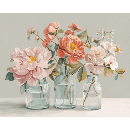 Botanical Glass | Paint by Number- Paint by Numbers