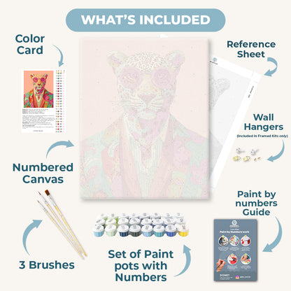 Leopard in Style | Paint by Number