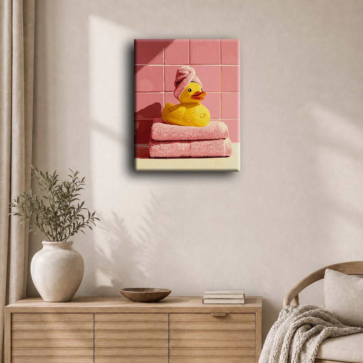 Canard de bain | Peinture à numéros