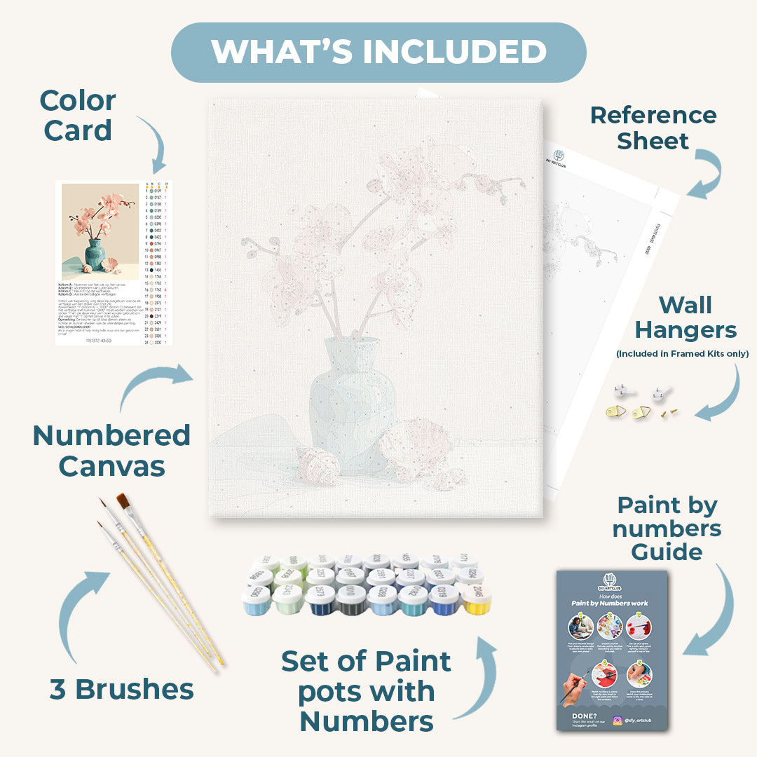 Floral Elegancy | Paint by Number