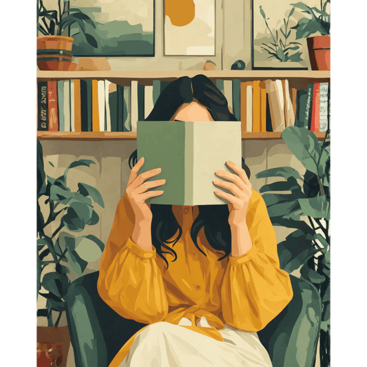 Hidden Between Pages | Paint by Number- Paint by Numbers