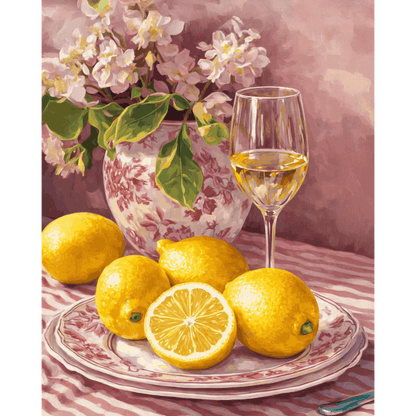 Porcelain in Pink | Paint by Number- Paint by Numbers