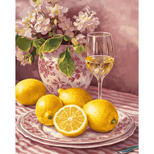 Porcelain in Pink | Paint by Number- Paint by Numbers