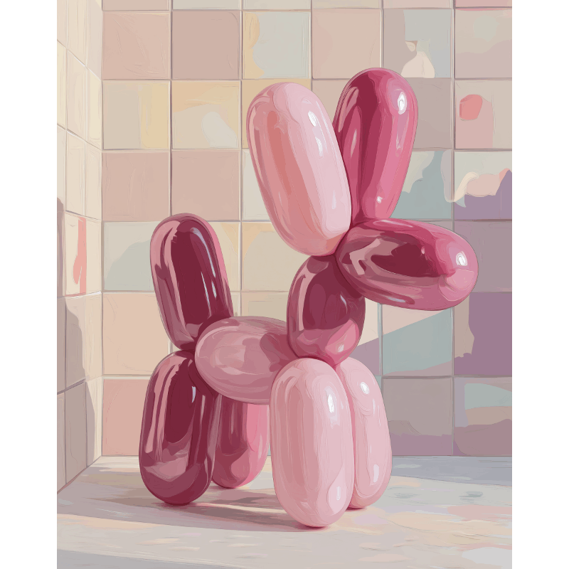 Balloon dog | Paint by Number- Paint by Numbers