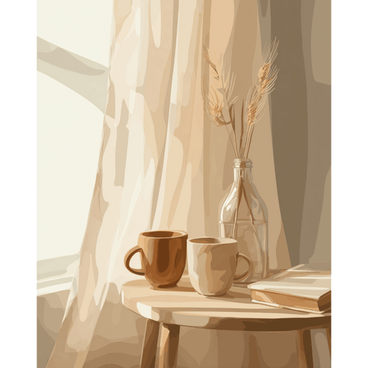 Colors of Wheat | Paint by Number- Paint by Numbers