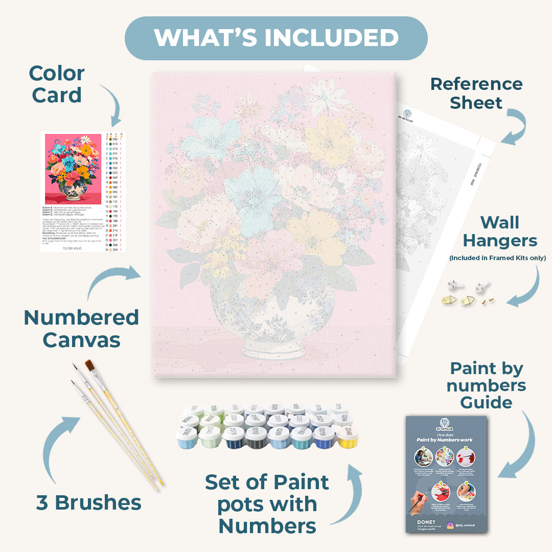 Petals Burst | Paint by Number